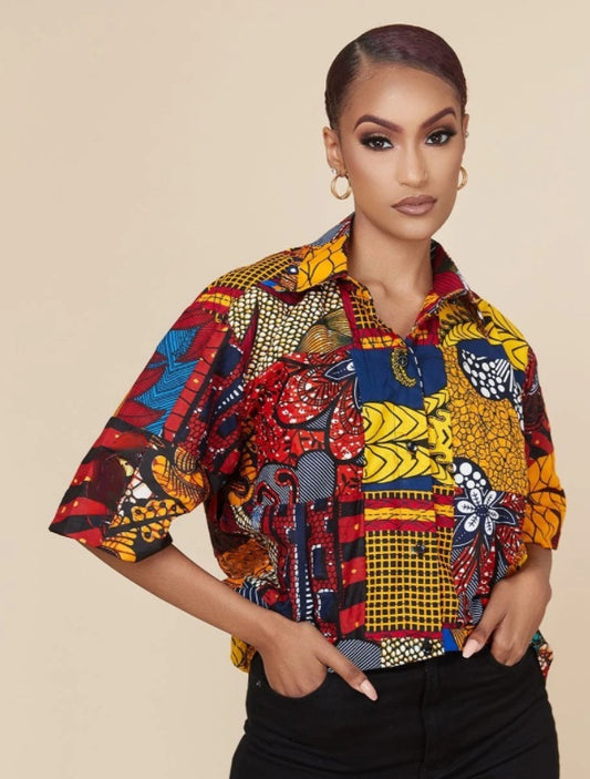 T-shirt Afro Summer – Estampa Vibrante