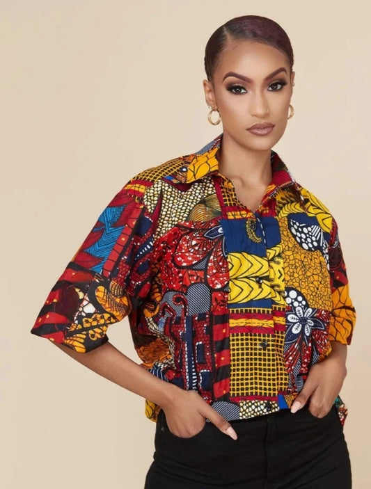 T-shirt Afro Summer – Estampa Vibrante