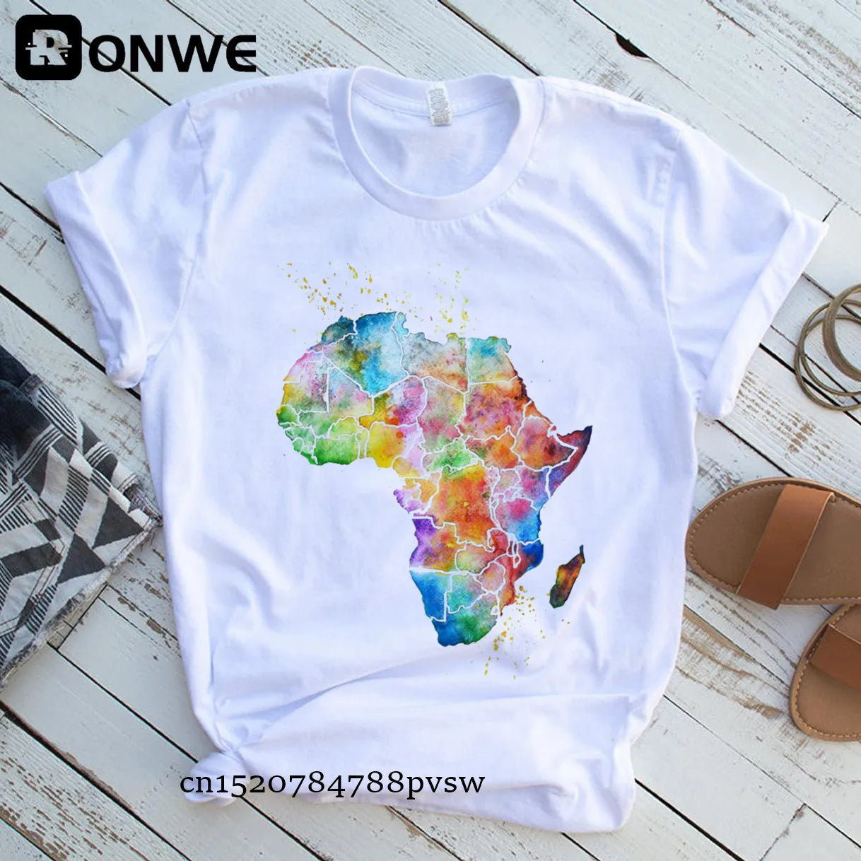 T-shirt “Raízes Africanas” – Mapa Estético Oversized