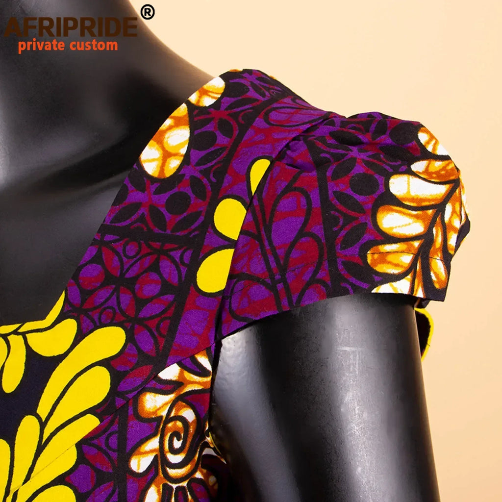 Vestido Mini Luxo Africano – Estilo Dashiki