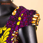 Vestido Mini Luxo Africano – Estilo Dashiki