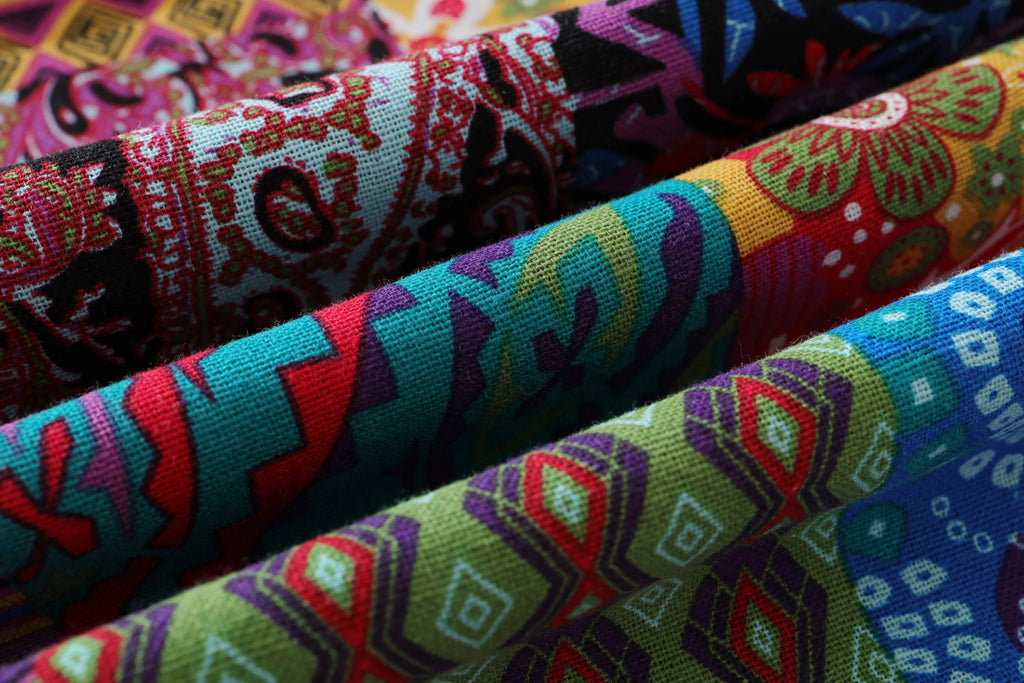 Calças Étnicas Paisley – Conforto em Algodão & Linho