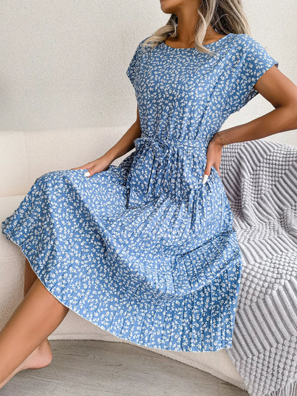 Vestido Aurora Africana – Elegância Floral de Verão