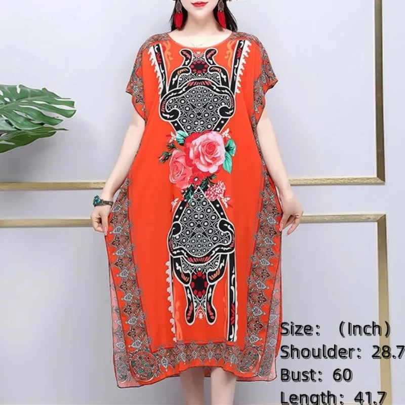 Vestido Boho Estampas africana