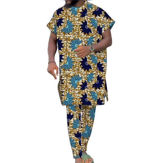 Conjunto Real Djembe – Elegância Africana para Festas e Cerimónias