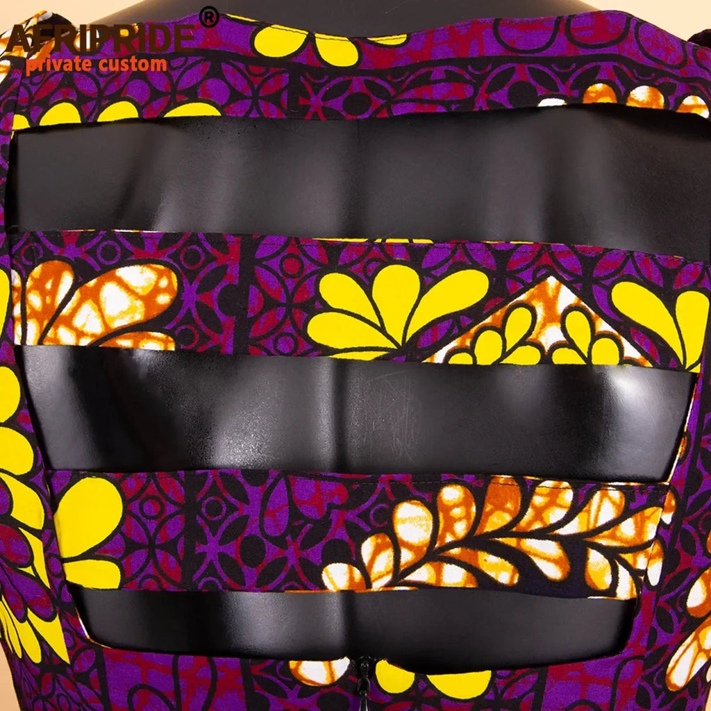 Vestido Mini Luxo Africano – Estilo Dashiki