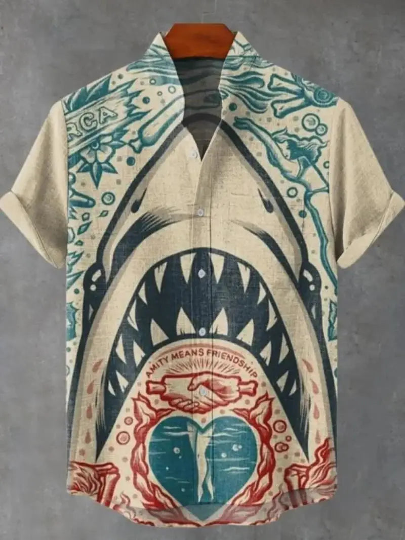 Camisa Tribal Maji – Estilo Africano com Leveza Tropical