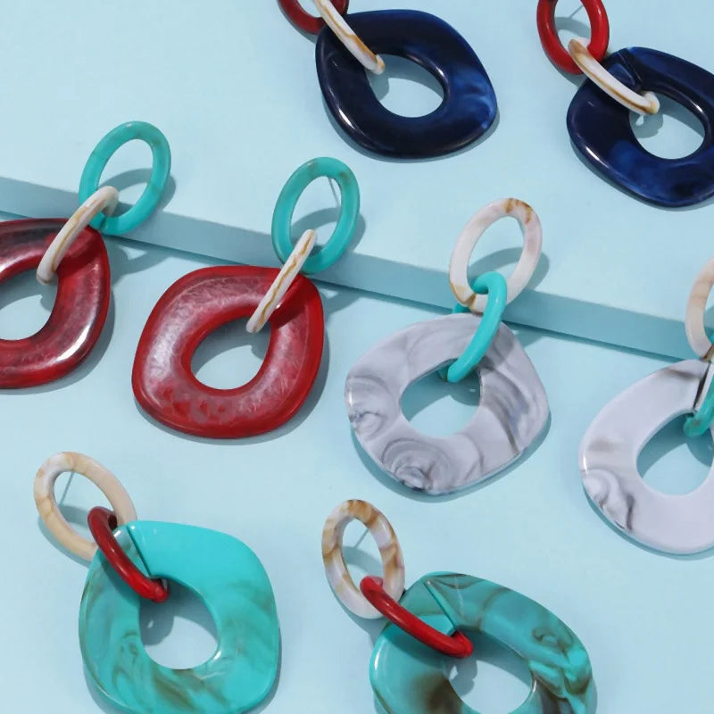 Brincos Geométricos Étnicos – Estilo Africano