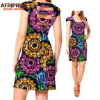 Vestido Mini Luxo Africano – Estilo Dashiki