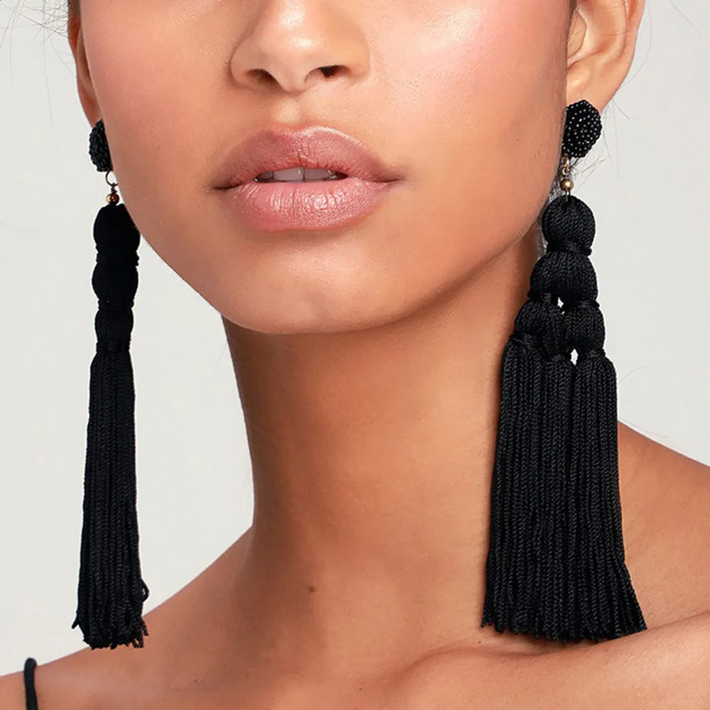 Brincos "Encanto Tribal" – Artesanais com Franjas | Estilo Boémio e Sofisticação Étnica