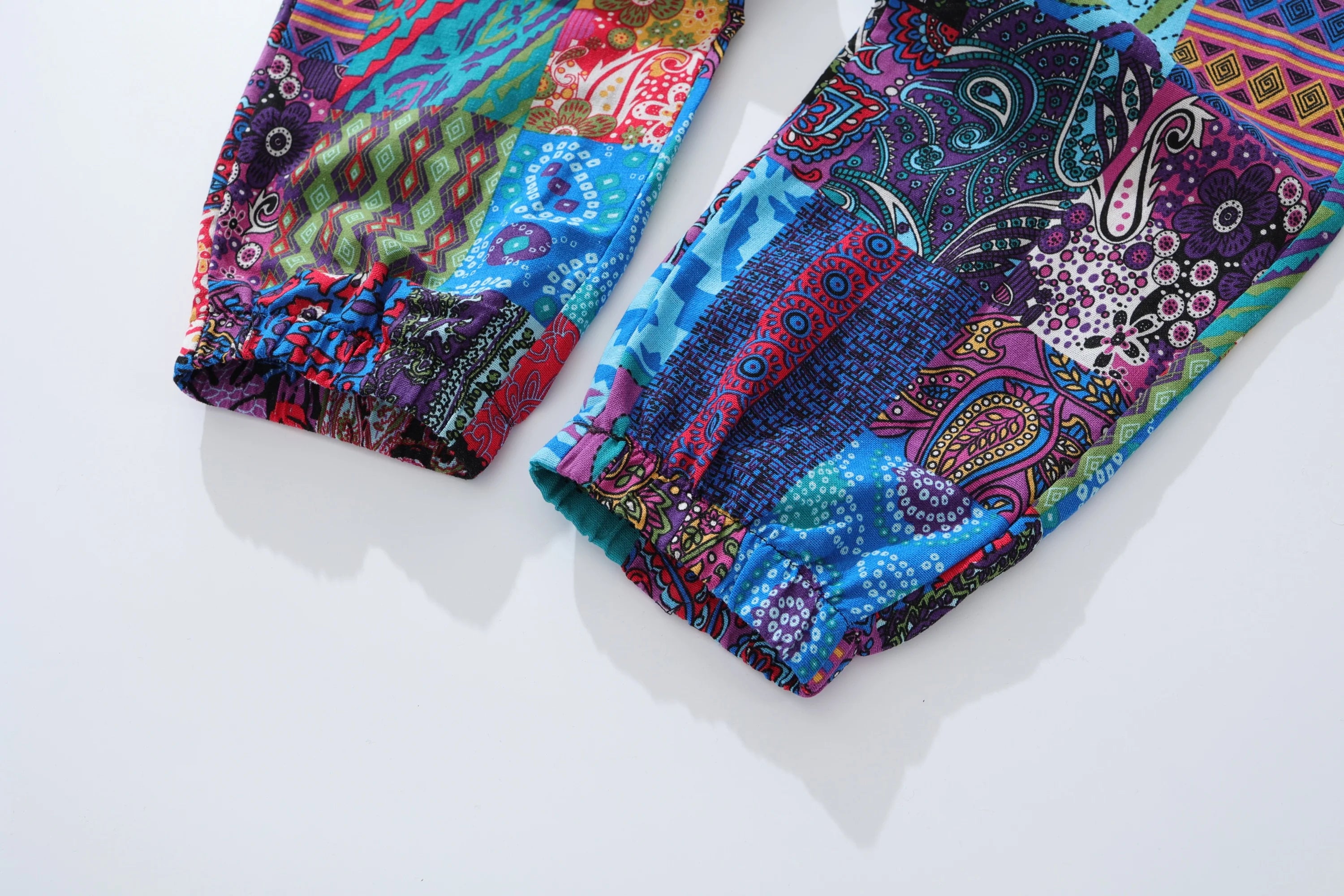 Calças Étnicas Paisley – Conforto em Algodão & Linho