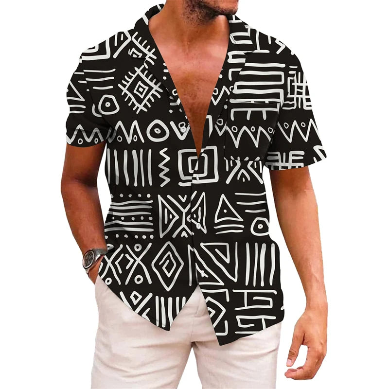 Camisola Tribal Semba – Estilo Africano Descontraído
