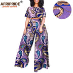 Conjunto Afripride Raízes – Blusa Curta Estampada & Calças Ankara