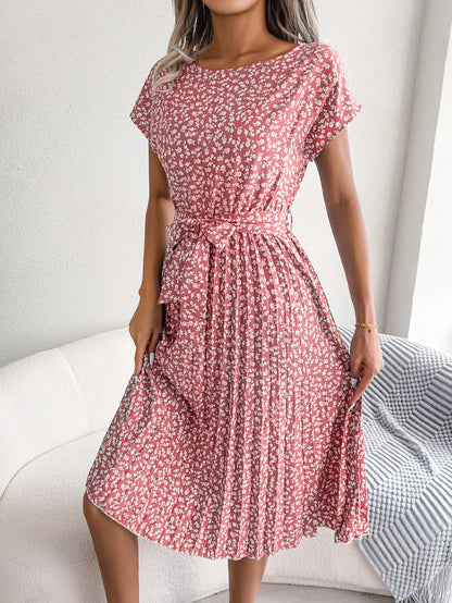 Vestido Aurora Africana – Elegância Floral de Verão