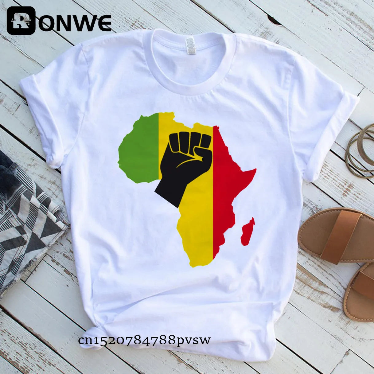 T-shirt “Raízes Africanas” – Mapa Estético Oversized
