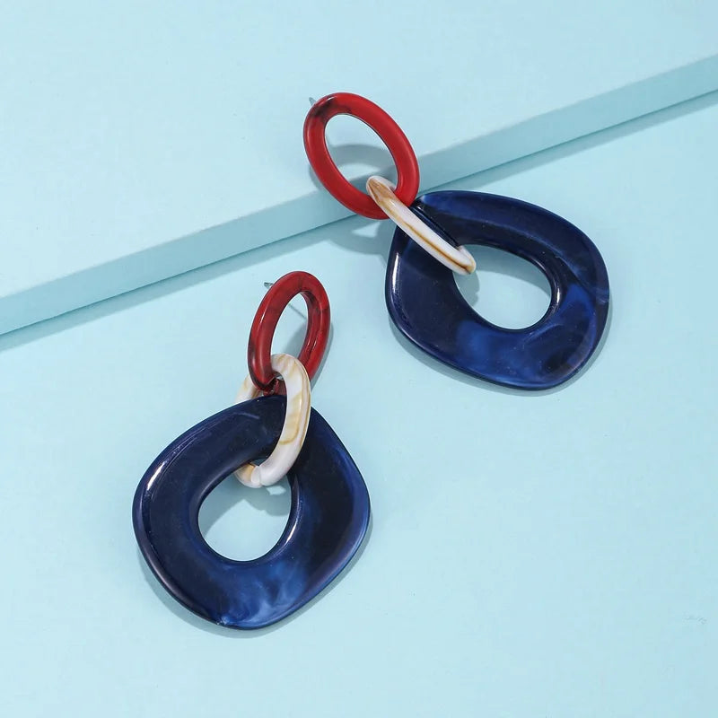 Brincos Geométricos Étnicos – Estilo Africano