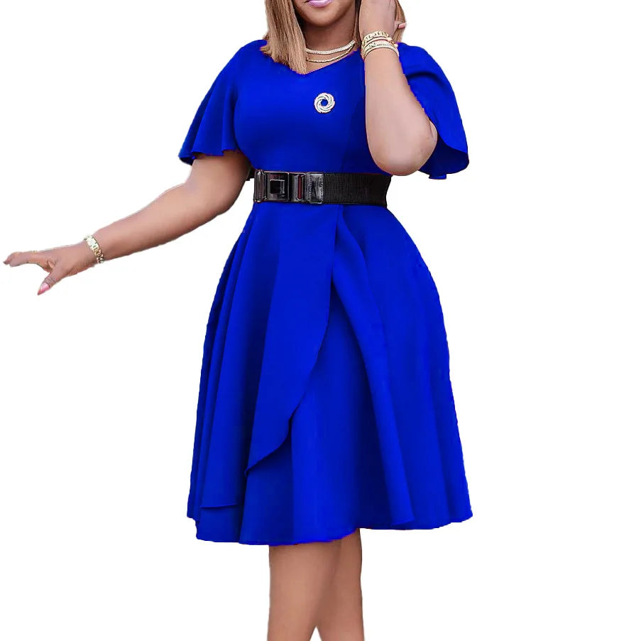 Vestido Africano A-Line – Elegância & Tradição em Cada Detalhe