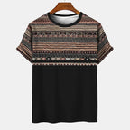 T-shirt Tribal Urbano – Estilo Oversized com Raízes Africanas