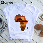 T-shirt “Raízes Africanas” – Mapa Estético Oversized