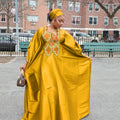 Vestido Abaya Africano Bordado – Elegância e Tradição com Estilo Moderno