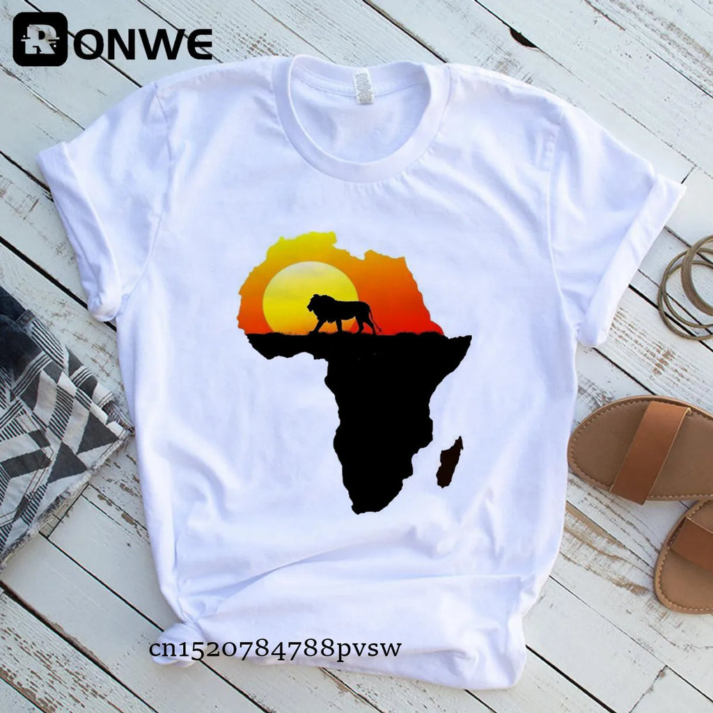 T-shirt “Raízes Africanas” – Mapa Estético Oversized