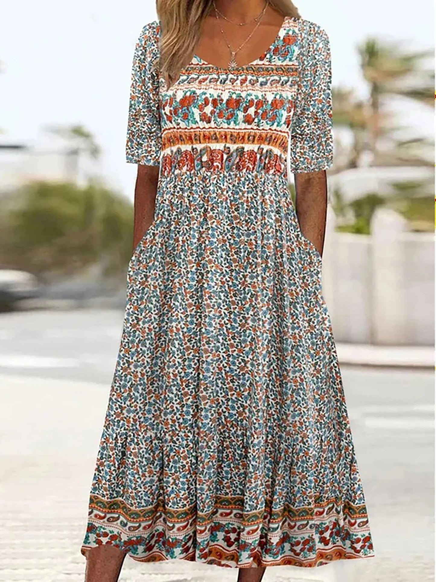 Vestido Aurora Africana