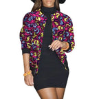 Blusão Tribal Chic – Estilo Baseball com Estampa Africana