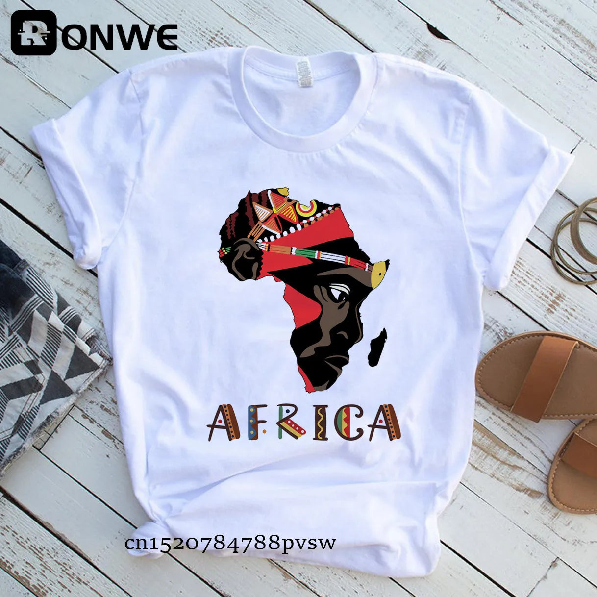 T-shirt “Raízes Africanas” – Mapa Estético Oversized
