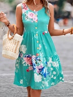 Vestido Afro Garden – Plus Size Elegante