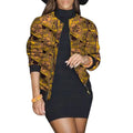 Tribal Chic Jacket – Baseball Style with African Print 