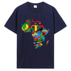 T-Shirt "Orgulho Africano" – Mapa com Bandeiras
