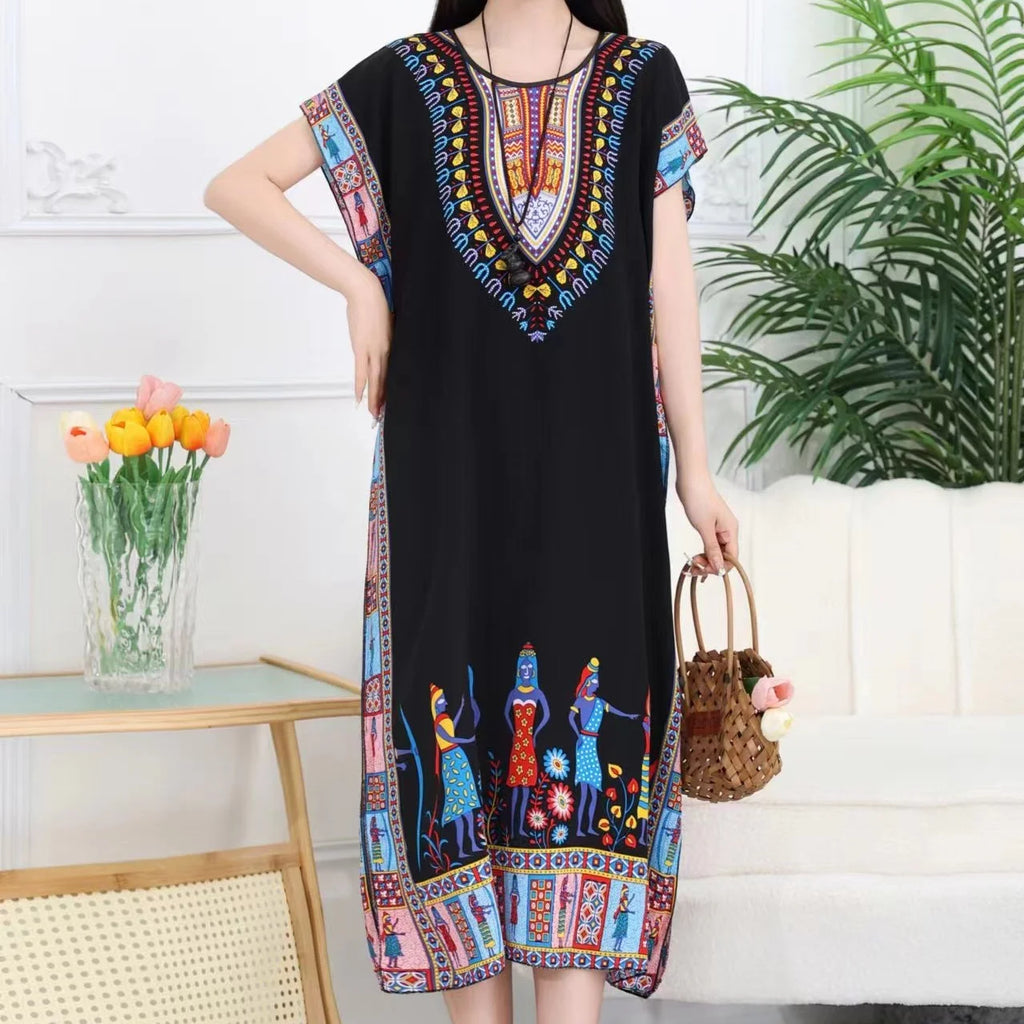 Vestido Boho Estampas africana