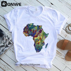 T-shirt “Raízes Africanas” – Mapa Estético Oversized