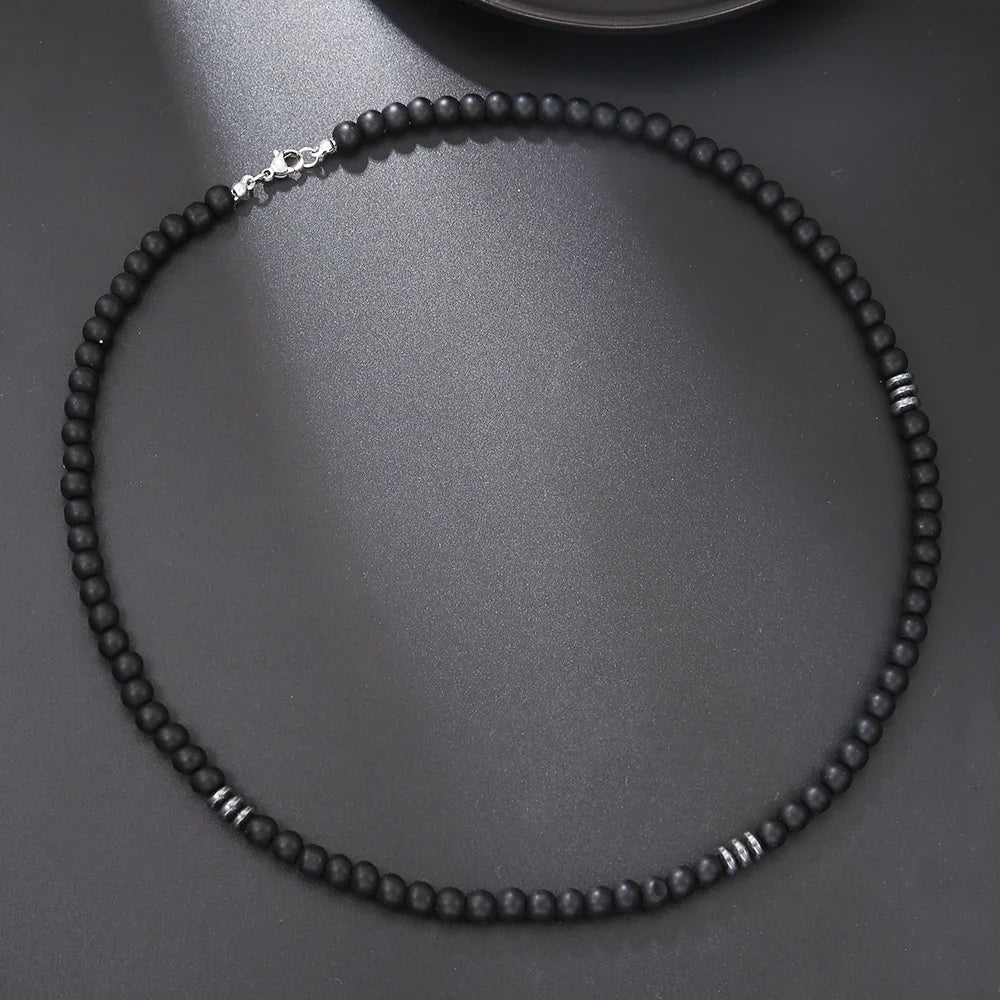 Colar Masculino Tribal com Contas de Madeira – Estilo Africano Vintage Artesanal