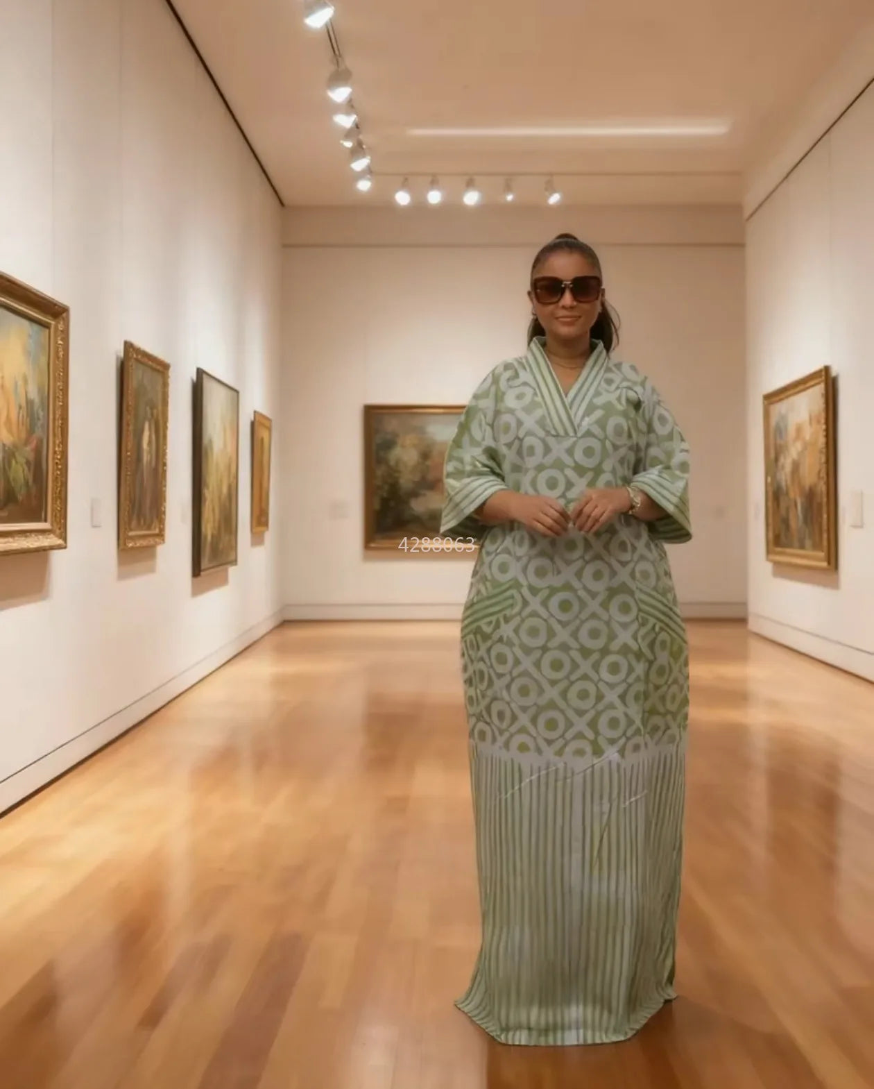 Vestido ZURI Plus – Tradição Africana em Forma de Elegância