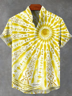 Camisa Sol Tribal – Estilo Africano para Dias de Verão