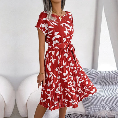 Vestido Aurora Africana – Elegância Floral de Verão