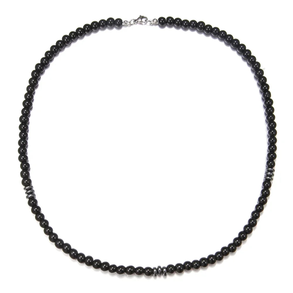 Colar Masculino Tribal com Contas de Madeira – Estilo Africano Vintage Artesanal