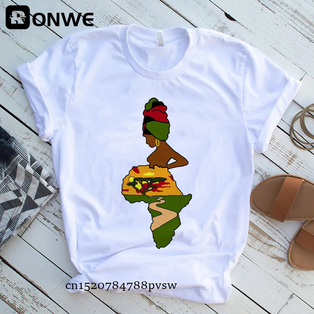 T-shirt “Raízes Africanas” – Mapa Estético Oversized
