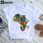 T-shirt “Raízes Africanas” – Mapa Estético Oversized