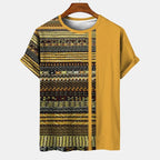 T-shirt Tribal Urbano – Estilo Oversized com Raízes Africanas