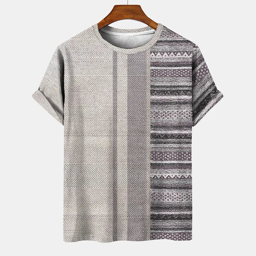 T-shirt Tribal Urbano – Estilo Oversized com Raízes Africanas