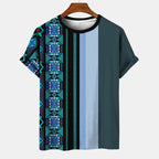 T-shirt Tribal Urbano – Estilo Oversized com Raízes Africanas