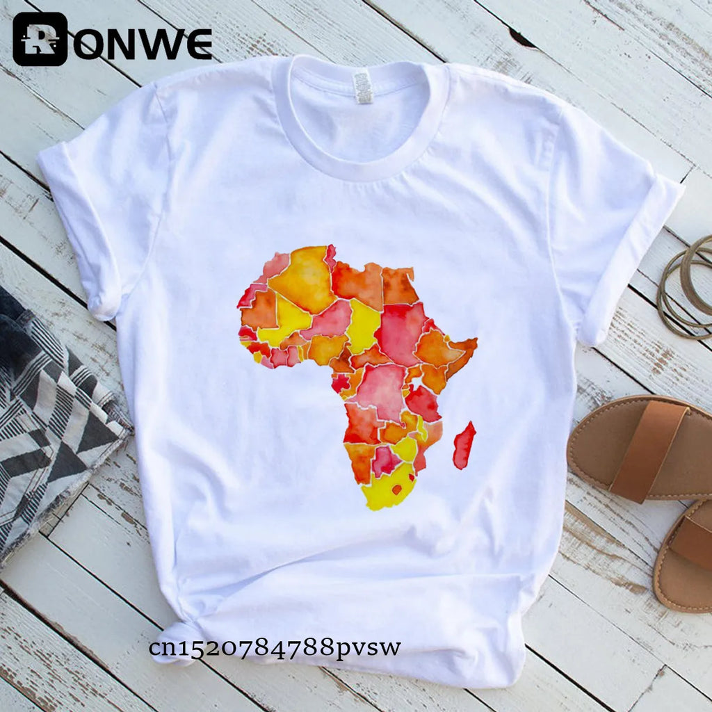 T-shirt “Raízes Africanas” – Mapa Estético Oversized