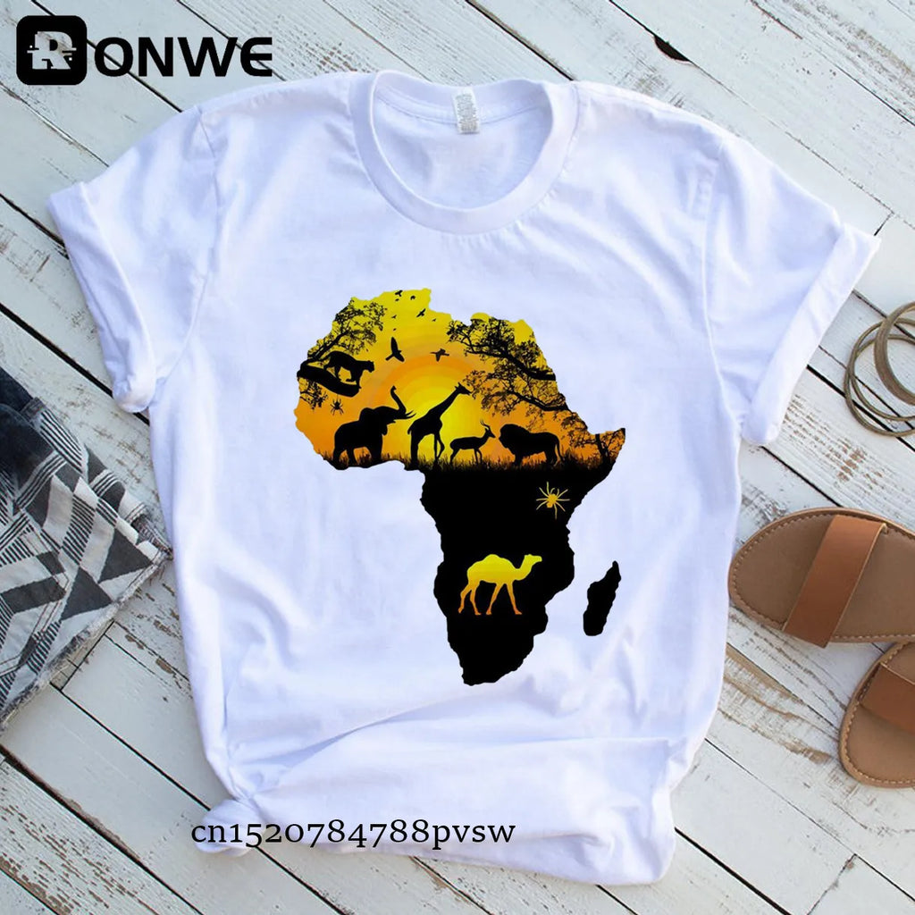 T-shirt “Raízes Africanas” – Mapa Estético Oversized