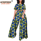 Conjunto Afripride Raízes – Blusa Curta Estampada & Calças Ankara