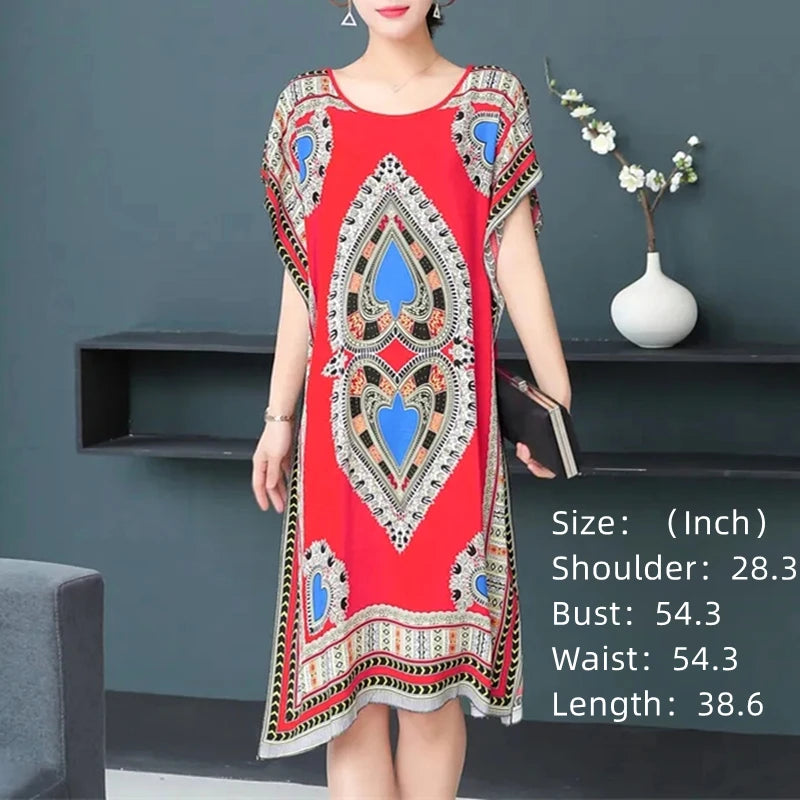 Vestido Boho Estampas africana