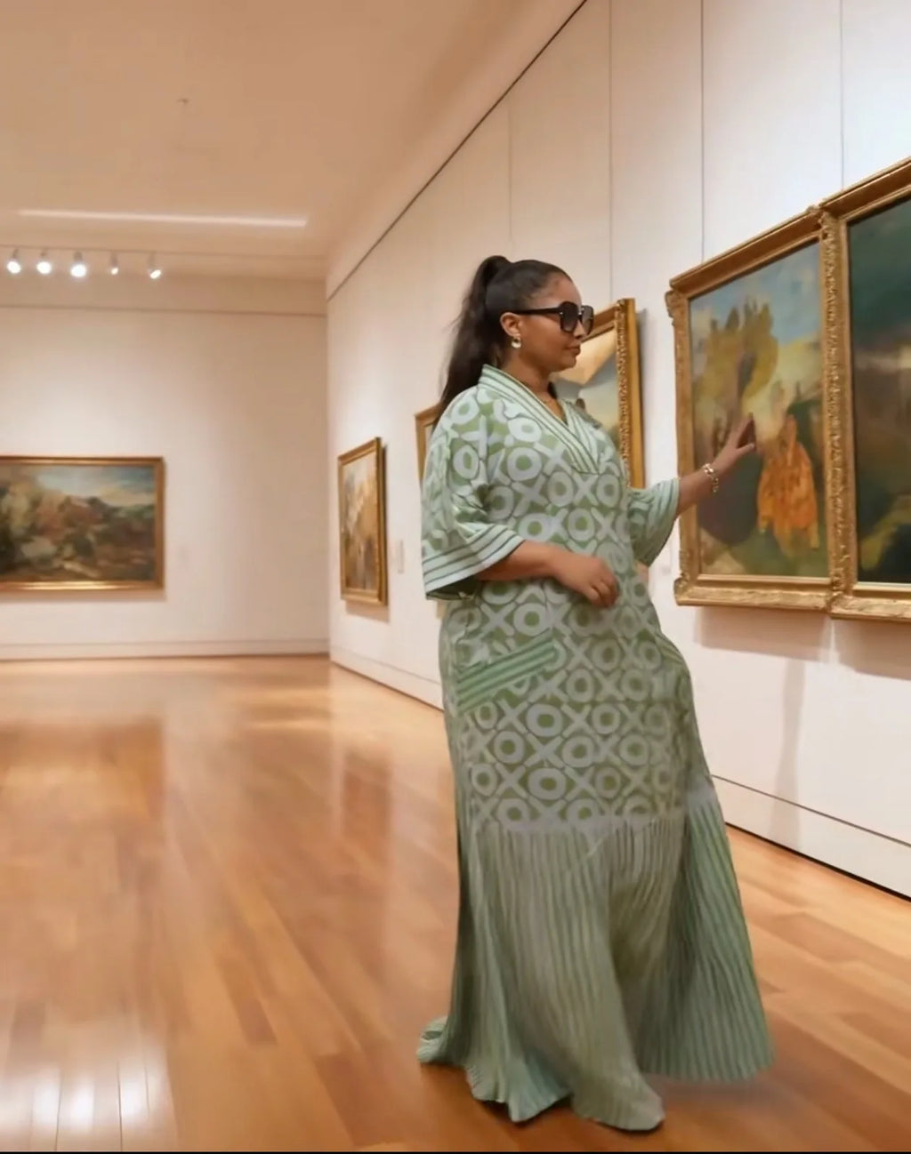 Vestido ZURI Plus – Tradição Africana em Forma de Elegância