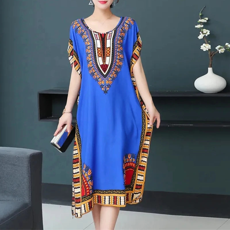 Vestido Boho Estampas africana