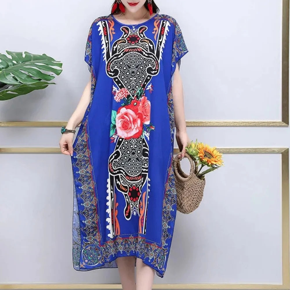 Vestido Boho Estampas africana